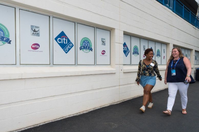 Jamika and Keely at Professional Development Day 2017