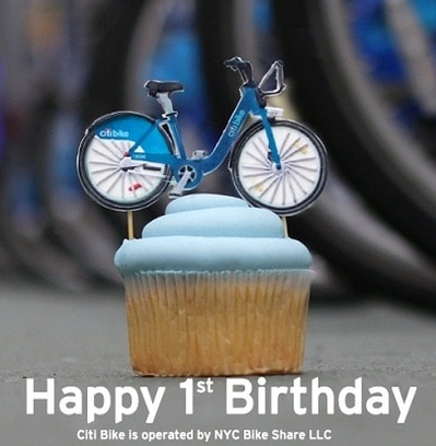 Happy First Birthday, Citi Bike By Heather Cox