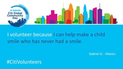 I Volunteer Because - Gabriel G