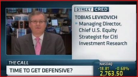 Levkovich indicates less bullish outlook.