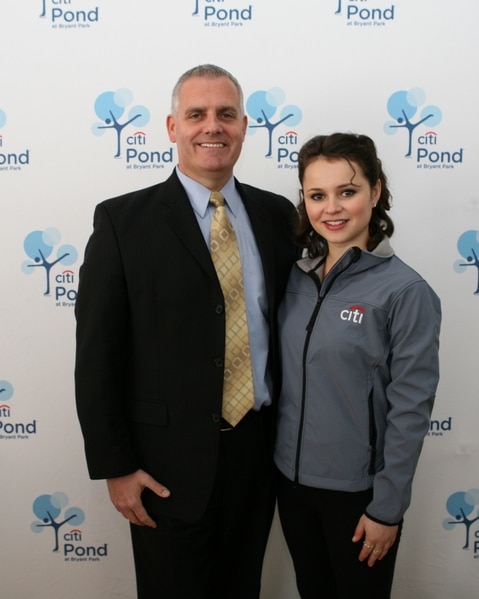 Olympic Silver Medalist Sasha Cohen joins Citi to inspire and motivate kids at Citi Pond