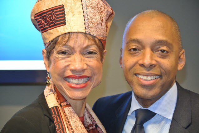 Leah Wallace (L) and Dr. Khalil Muhammad (R), Black History Month 2018