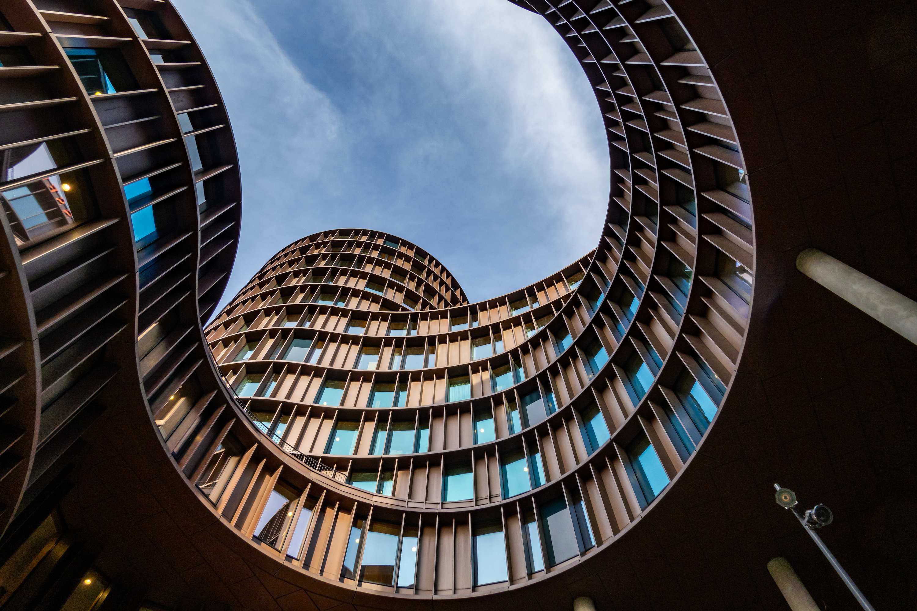 abstract of building with sky view