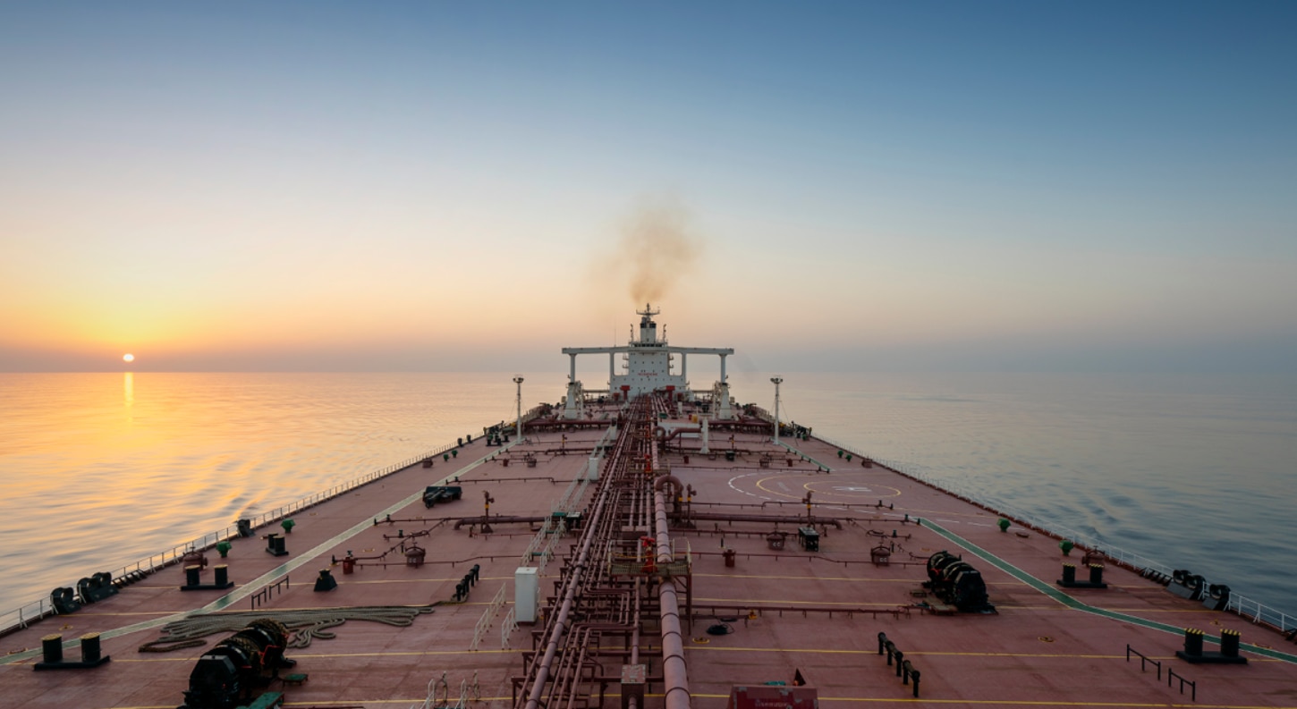 Ship view on water
